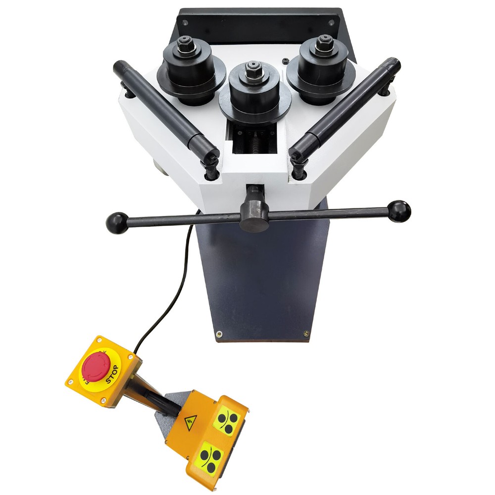 220V 3PH Type 30 Roll Bender Ring Roller Pinch Roll Bender Bending Machine