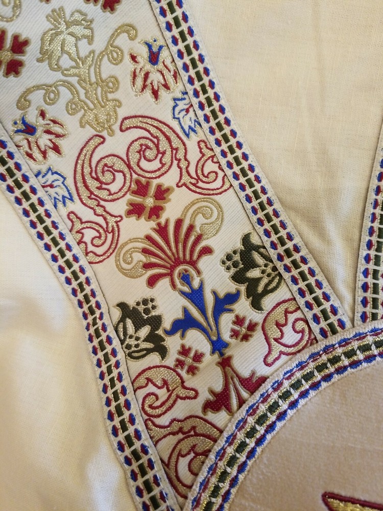 Coronation Gold Semi-Gothic Chasuble