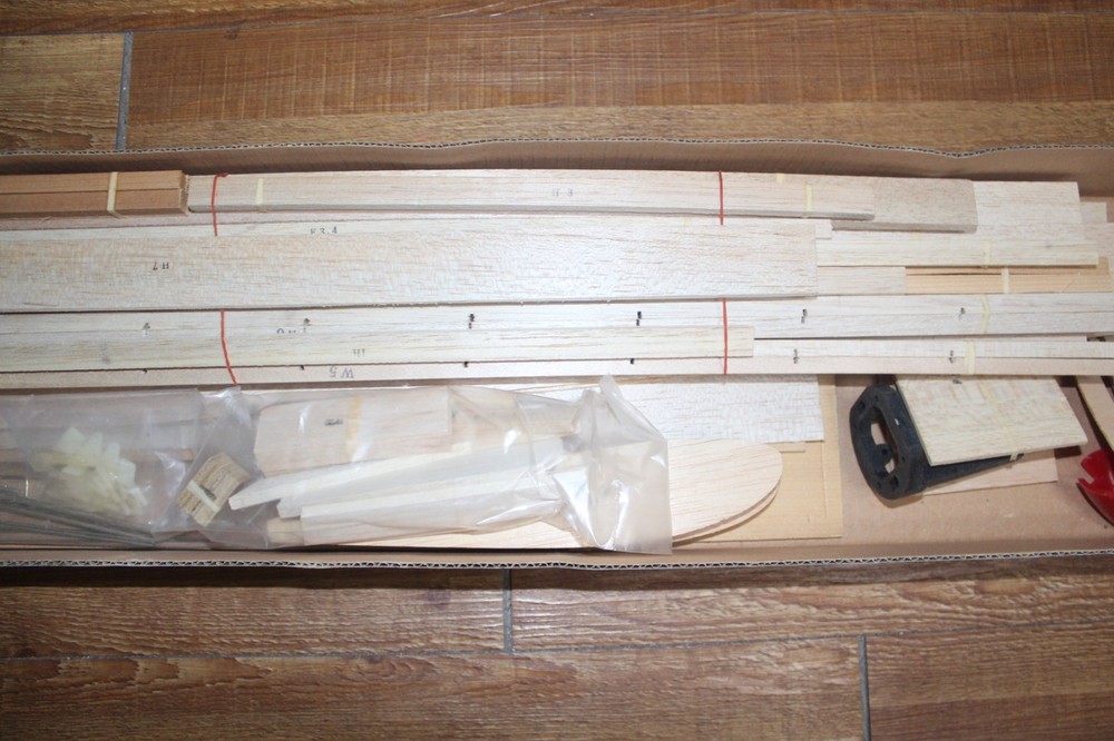 NIB COSMO HURRICANE 40 Balsa Airplane kit