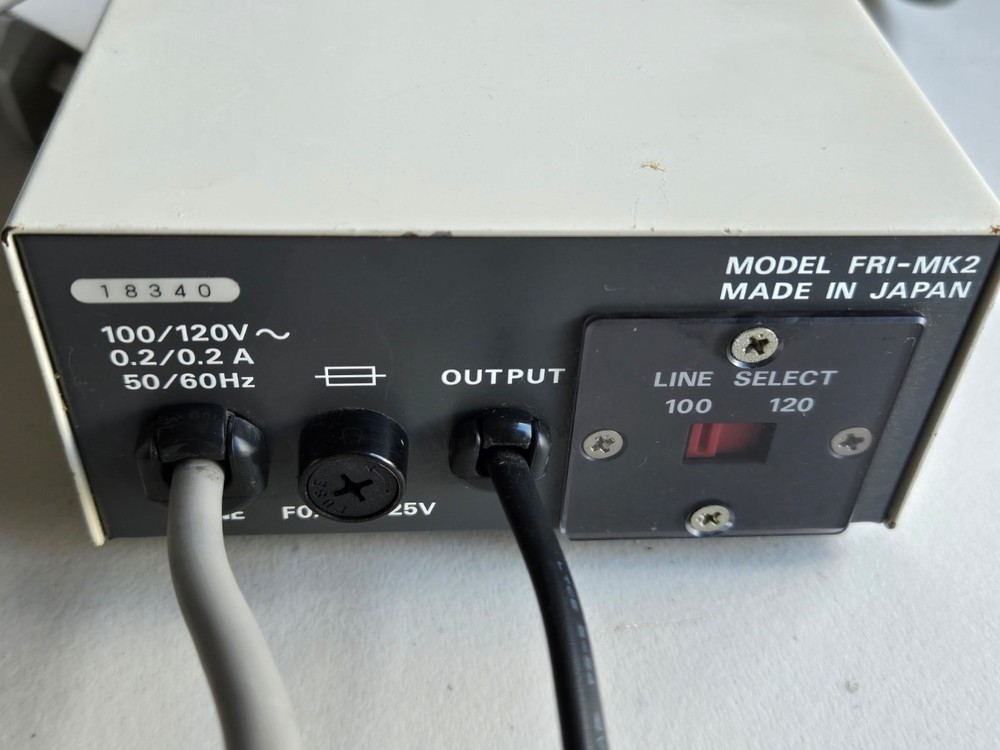 Nikon Fluorescent Ring Illuminator Power Unit and Light FRI-MK2 Work Microscope