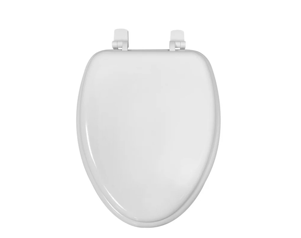 Mainstays Elongated Toilet Seat in White