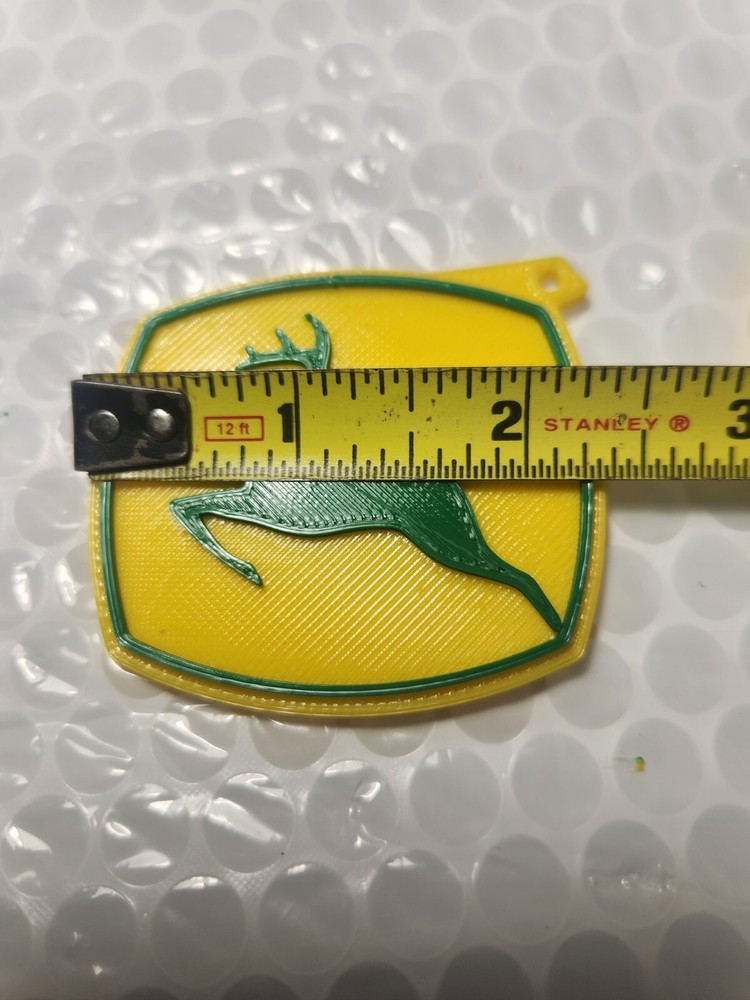 John Deere Custom 3d Printed Key Chain's