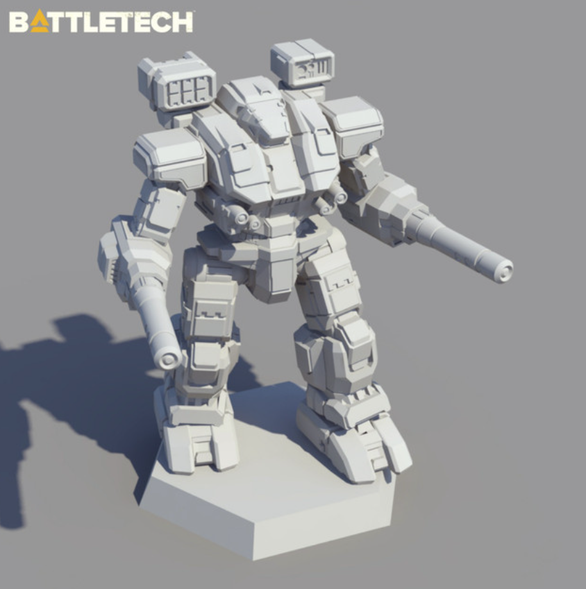 Battletech Warhammer Mech + Cards Battle Lance IS Kickstarter Catalyst Tomahawk