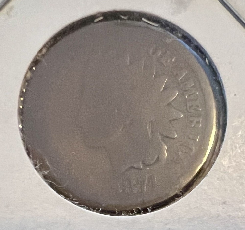 1874 Indian Head 1C Cent Penny - Good (G)
