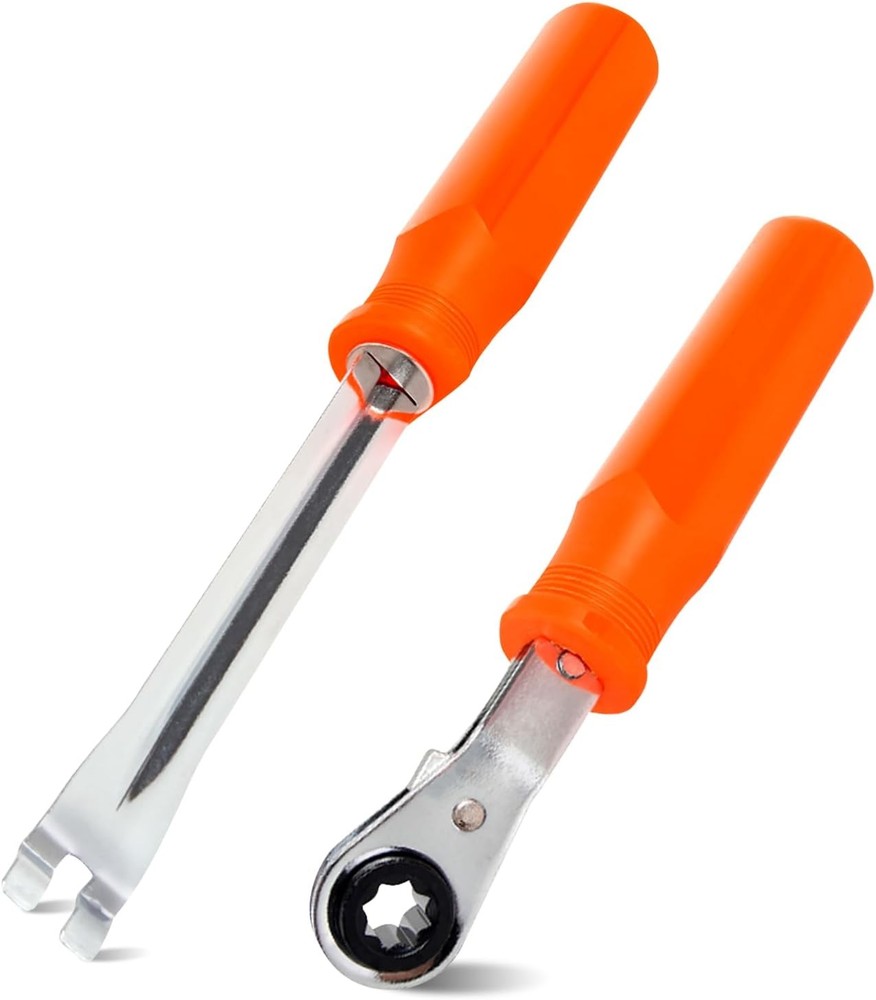 BARTOO 2PCS Automatic Slack Adjuster Tools, 5/16'' Double Square Ratcheting Wren
