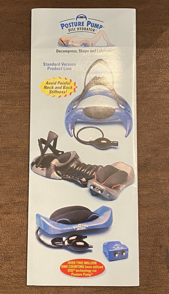 Posture Pump Disc Hydrator Professional Model 1000 in Original Box