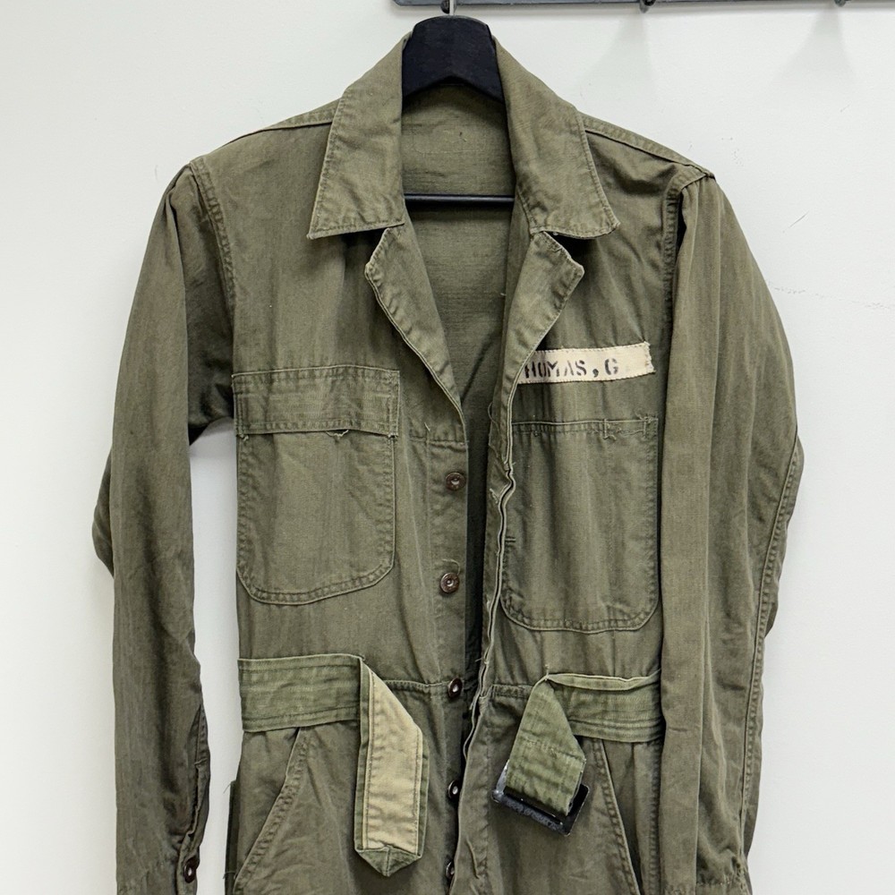 Original WWII US Army Named HBT Coverall