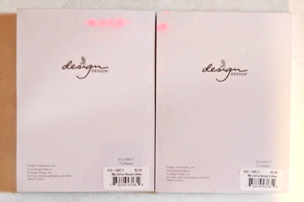 Design Design Funny Notepad 2-Pack – 75 Sheets Each