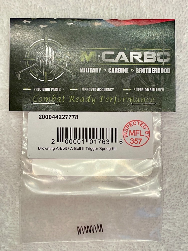 M*Carbo Browning A-Bolt II trigger spring kit