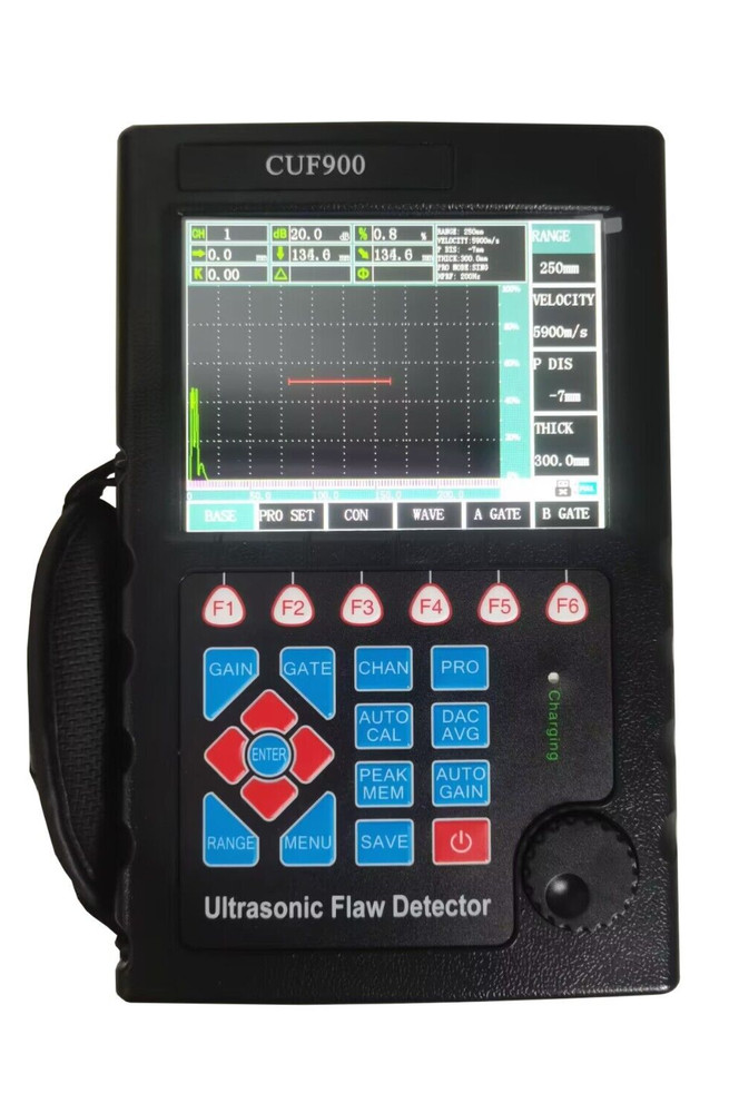 Ultrasonic Flaw Tester with Detection Range 0~9999mm Minimum Display Range 15mm