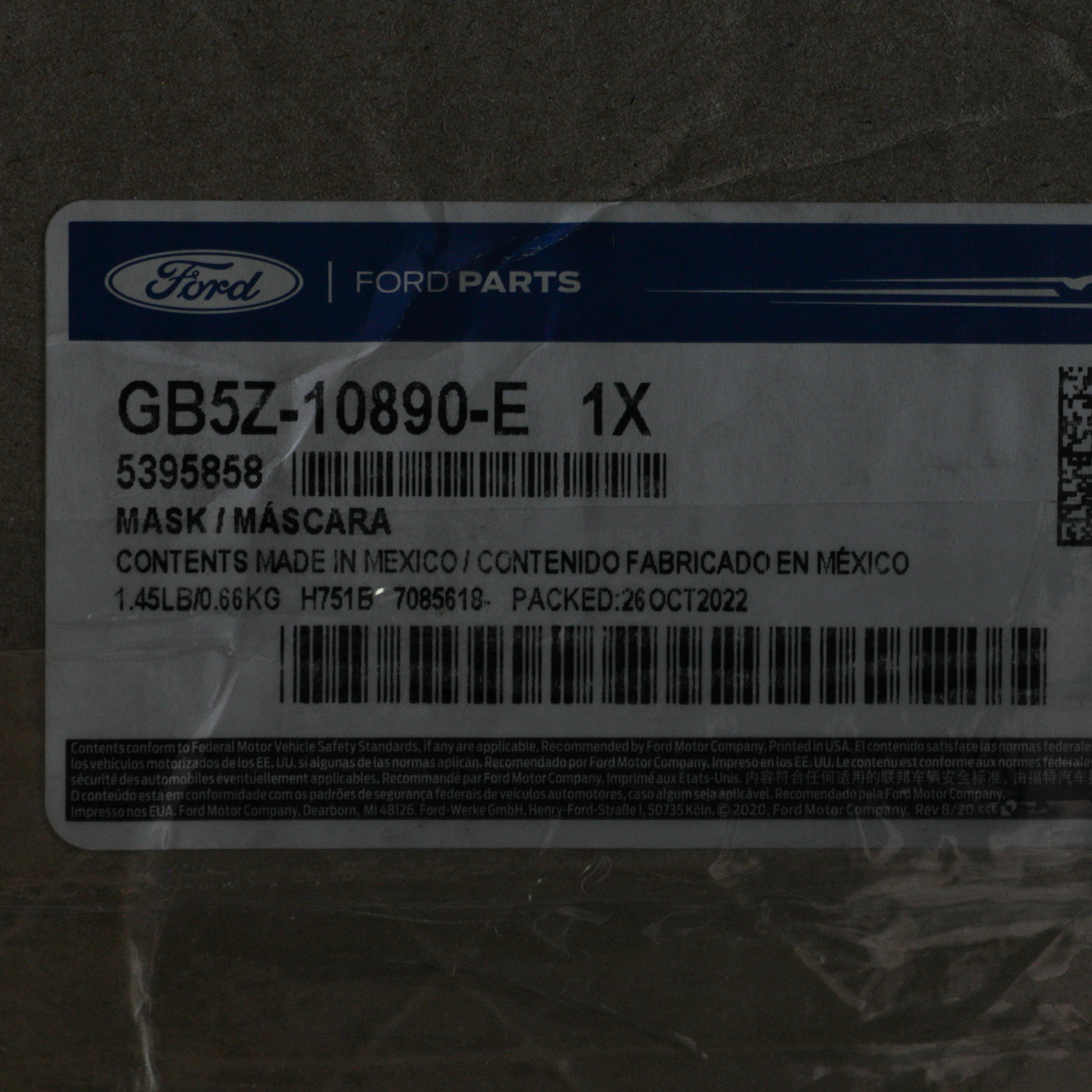 OEM NEW 2016-2018 Ford Explorer TIVCT Cluster Lens Temperature Guage Gb5Z10890E