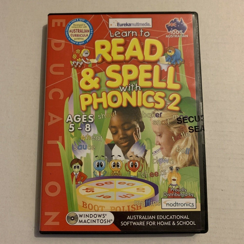 Learn To Read & Spell With Phonics 2: Ages 5-8 PC/Mac CDROM