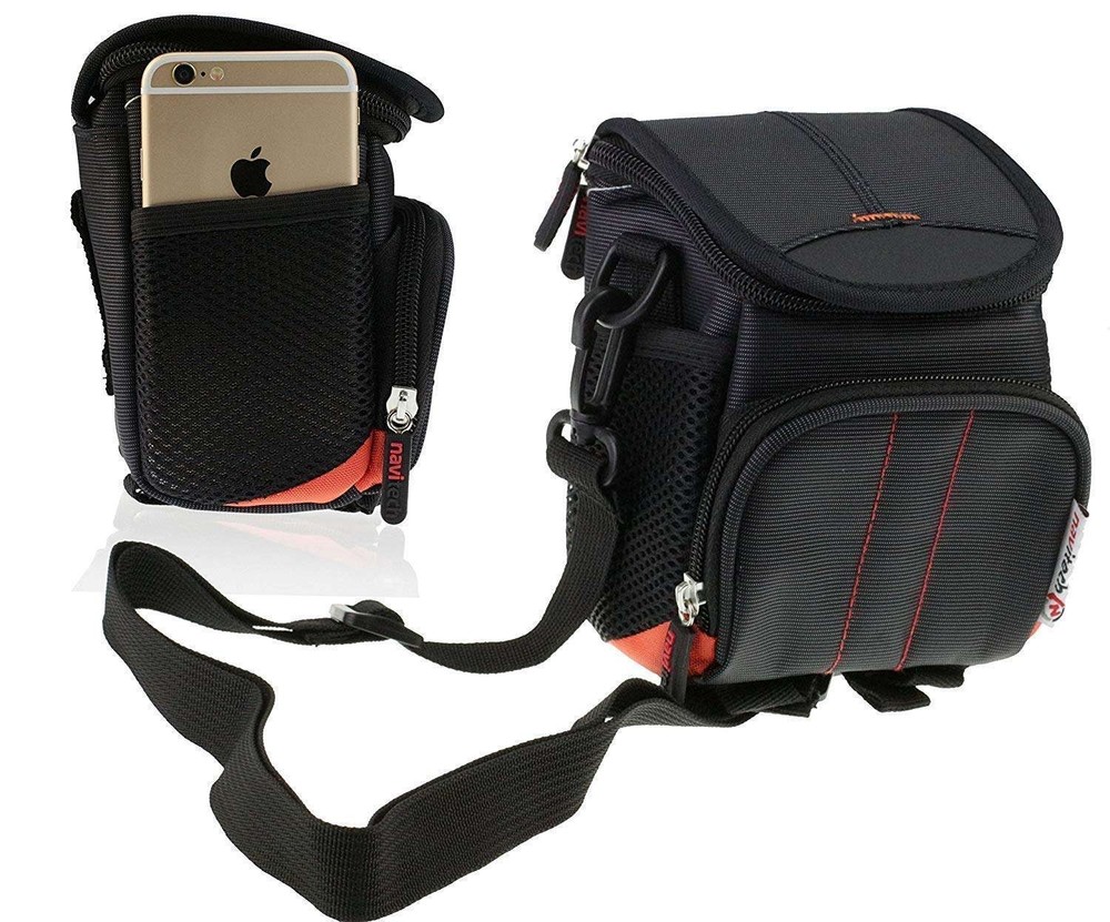 Navitech Black Camera Bag For Jckduhan Vlogging Camera