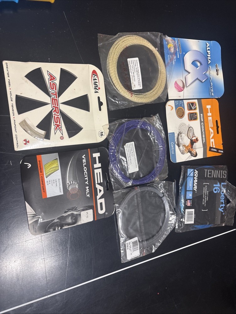 8 Sets Tennis String Luxilon Gamma Head Alpha
