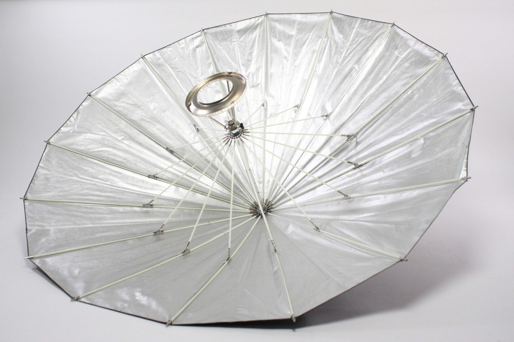 Paul C Buff PLM 45in Silver Umbrella with White Diffusion Fabric