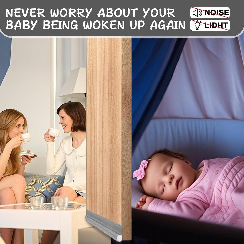 Versatile 36 Inch Draft Stopper - Reduces Sound, Dust & Cold Air Effectively