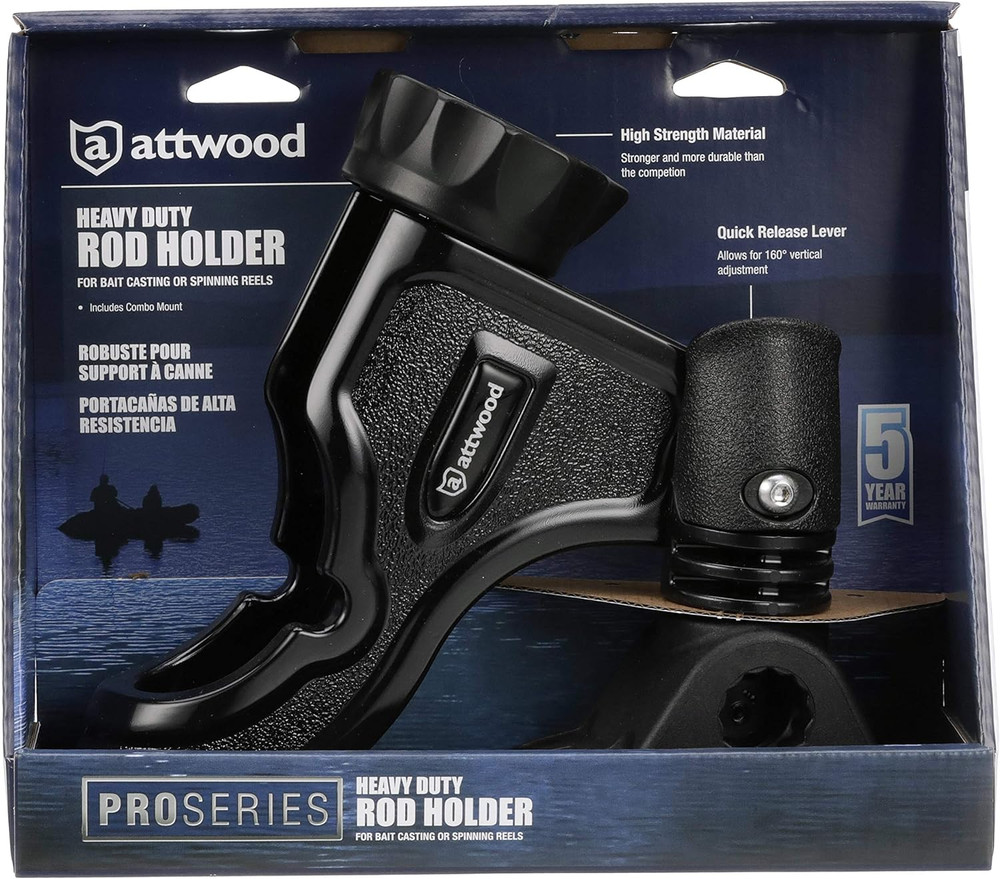5010-4 Pro Series Rod Holder, Black