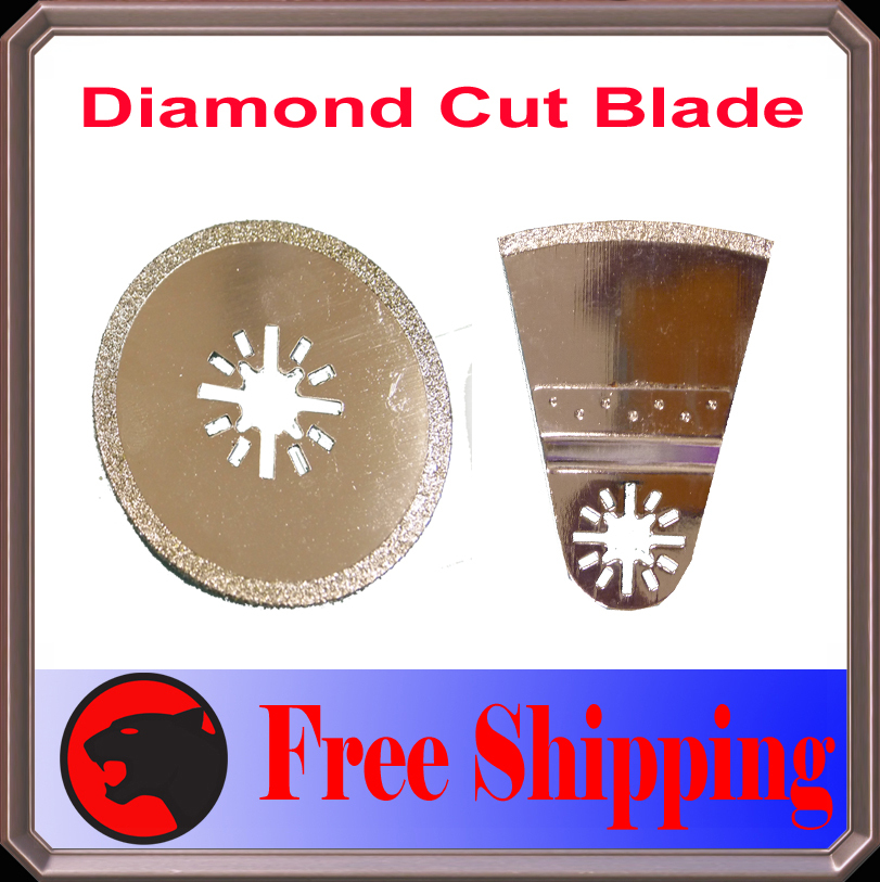 2 Diamond Cut Oscillating MultiTool Blade For Fein Multumaster Dremel Bosch