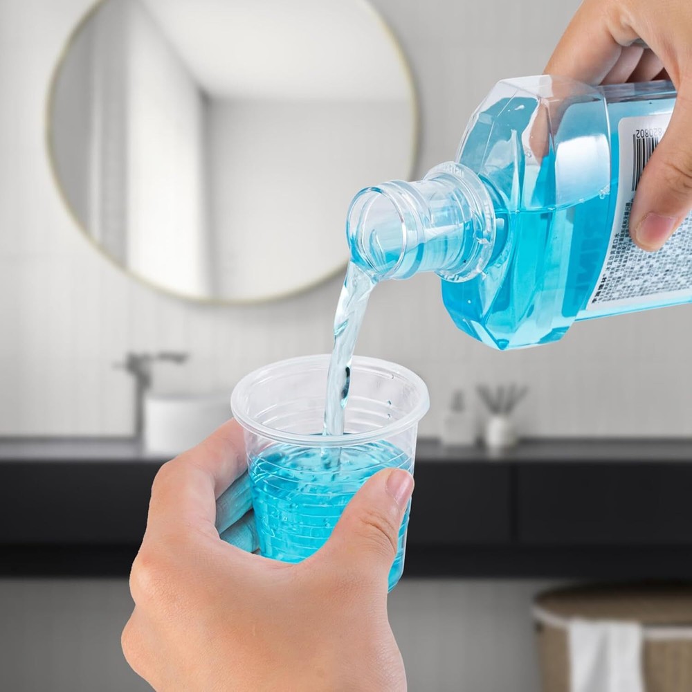100 Pack 3oz Clear Plastic Drinking Cups Disposable