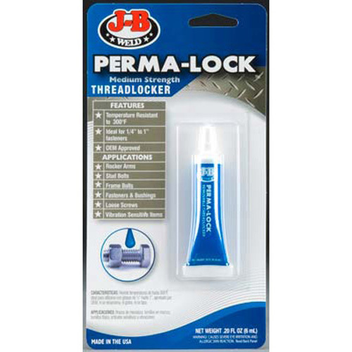 J-B Weld 24206 Perma-Lock Blue Threadlocker - 6 ml