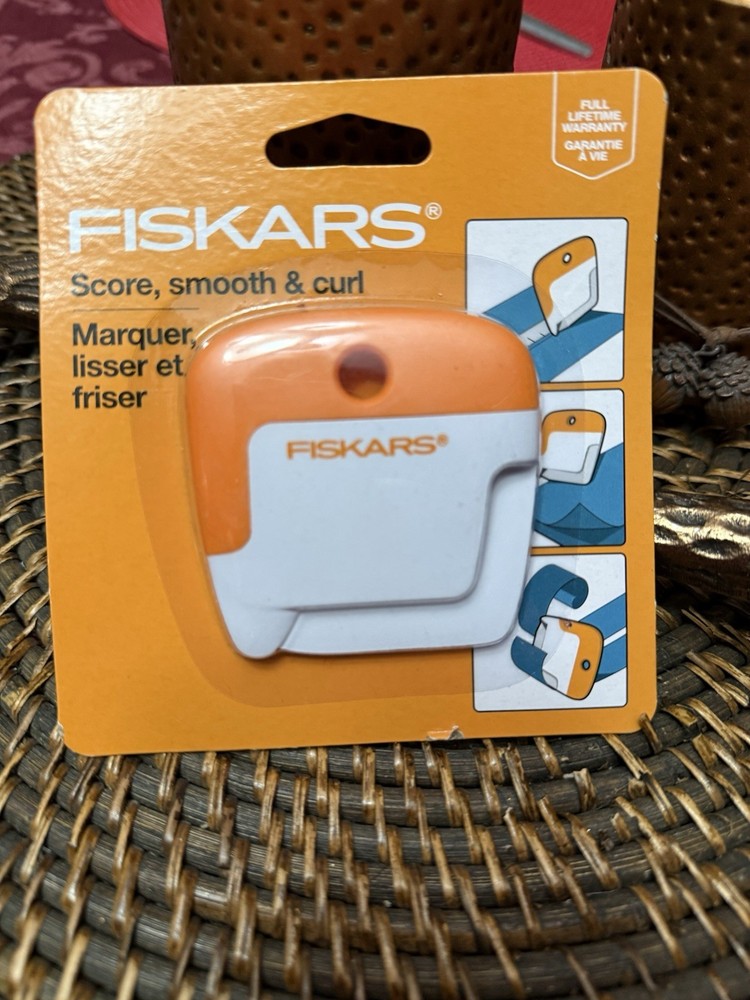 Fiskars Paper Curler-White/Orange -