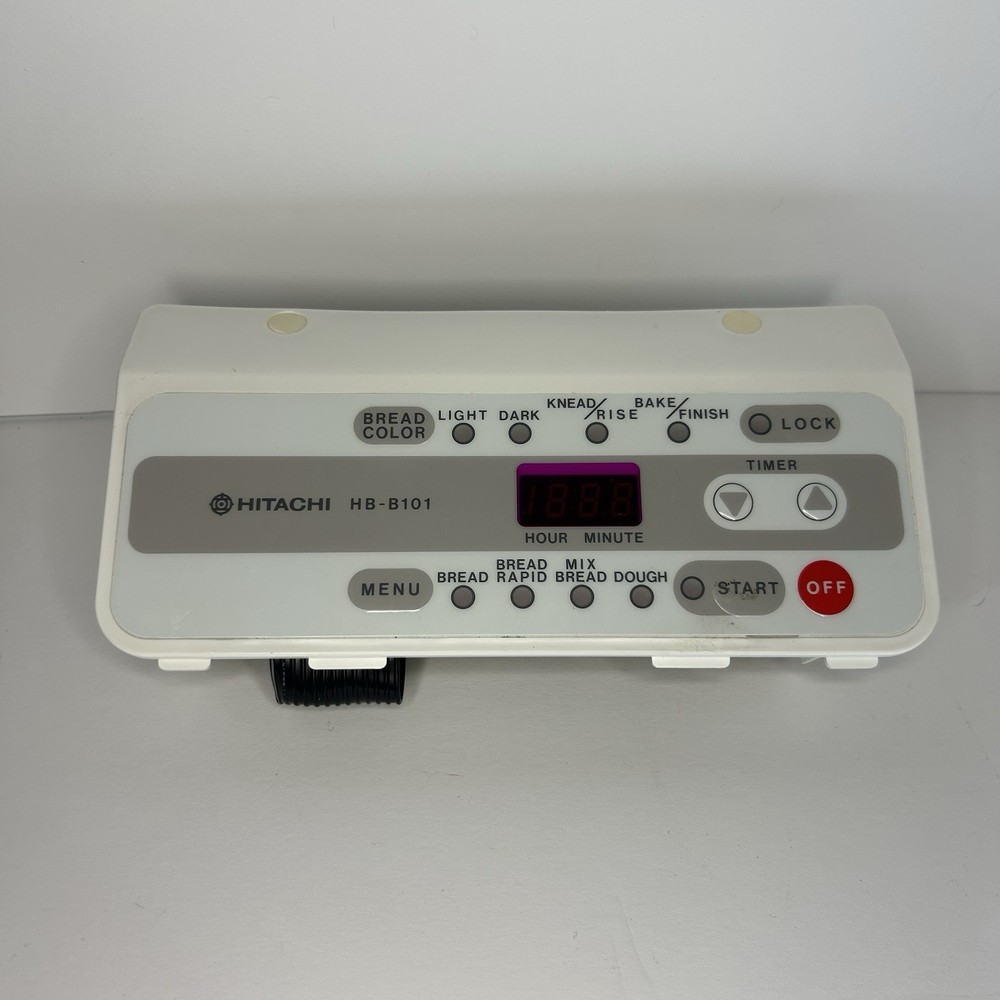 Hitachi HB-B101 Bread Machine Control Panel Part Replacement with Screws WORKS