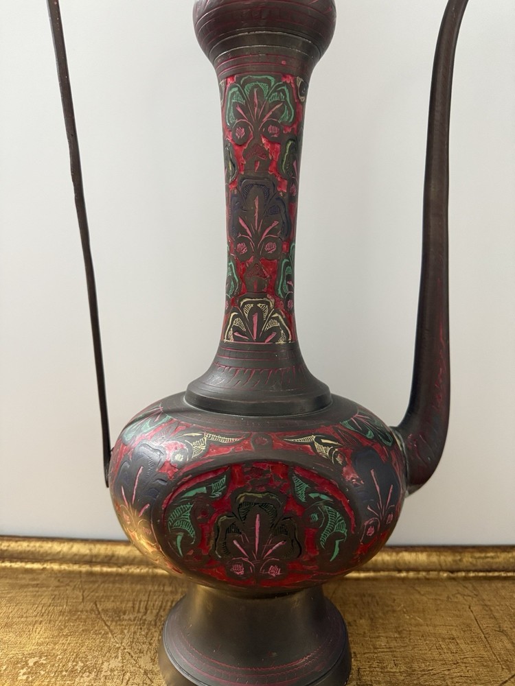Brass Mughal Styled Surahi Multipurpose Jug