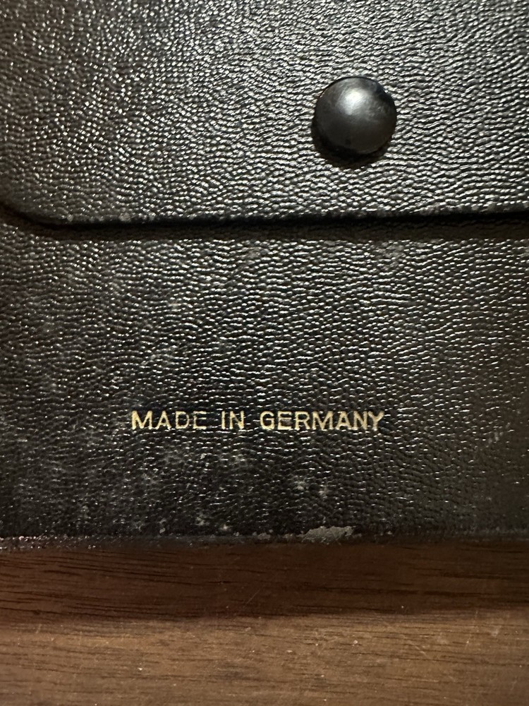 Vintage W Germany Complete kit! large Engineer Drafting Compass Set w/ Case