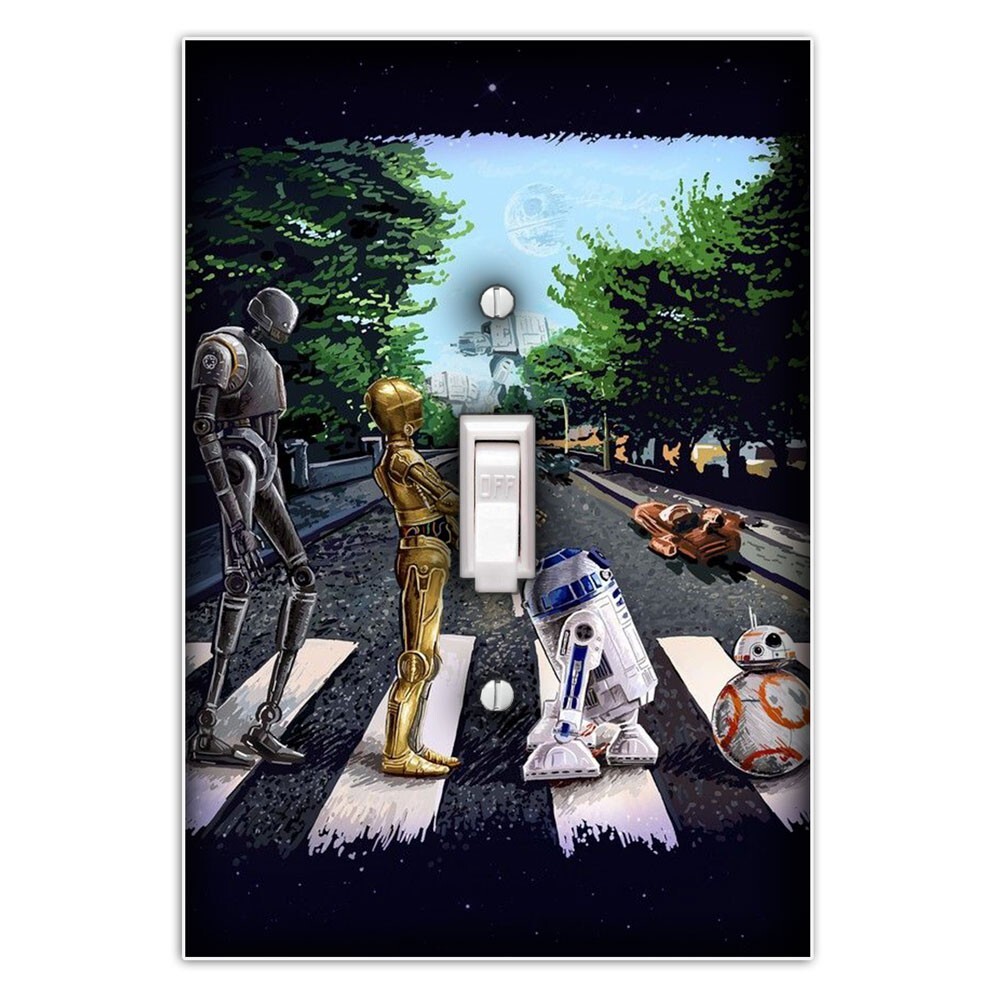 Star Wars Droid Design 2 Decorative Single Toggle Light Switch Cover Wall Plate