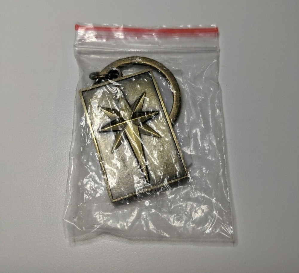 BattleTech Daggerstar Exclusive Reward, Metal, Rectangular, Gold Tone, Keychain