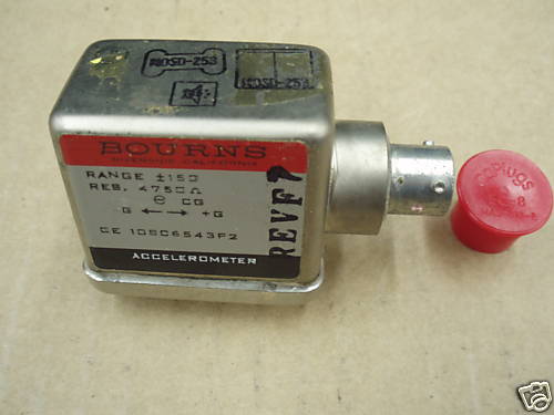 ACCELEROMETER  RANGE +/-15G  POTENTIOMETER TYPE