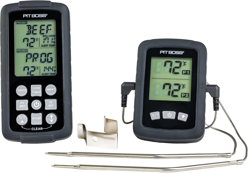Wireless Digital Meat Thermometer, Black (40854)