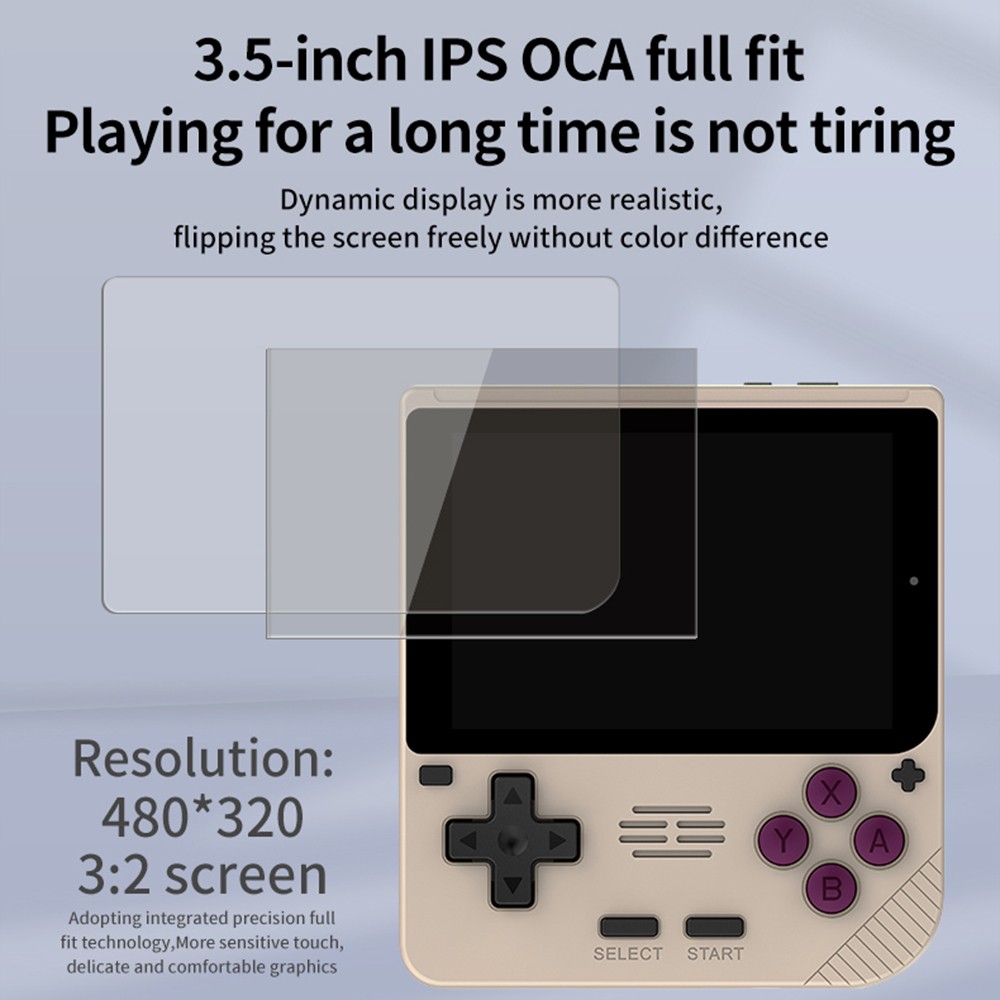 Handheld Game Console 3.5'' IPS Screen Portable Video Gaming OJEE