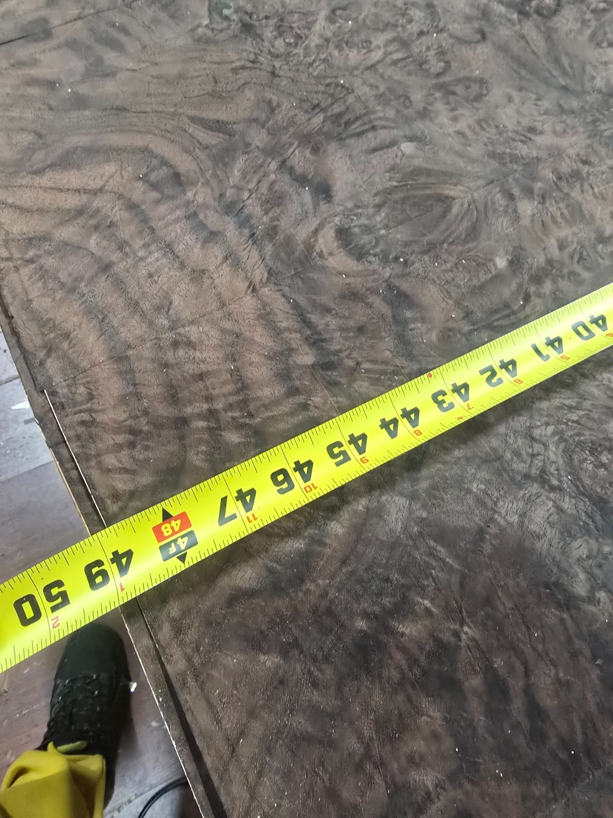 Walnut Burl composite wood veneer sheet 48" x 96" with paper backer 1/40" # 1215