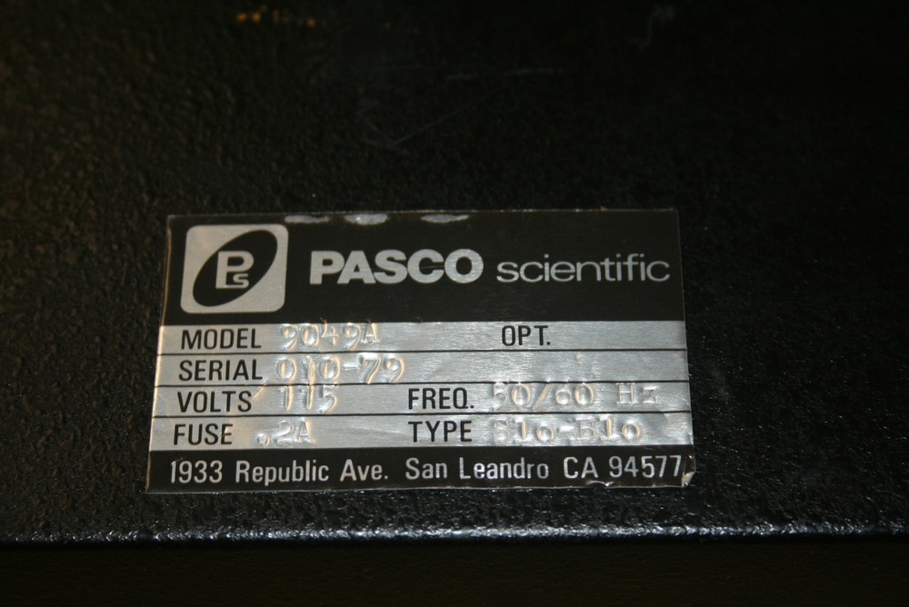 Pasco Sceintific 9049A Power supply 0-1000v