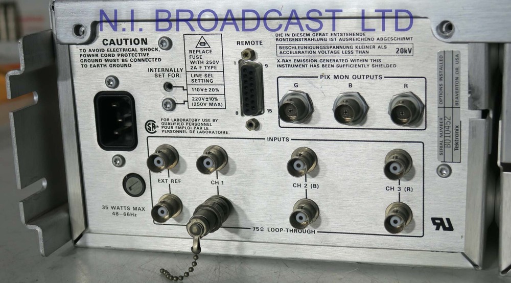 Tektronix wfm300 waveform vectorscope composite / component. excellent