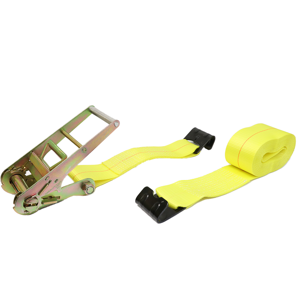 Ratchet Strap 4" x 30ft with Flat Hooks 16,000lbs