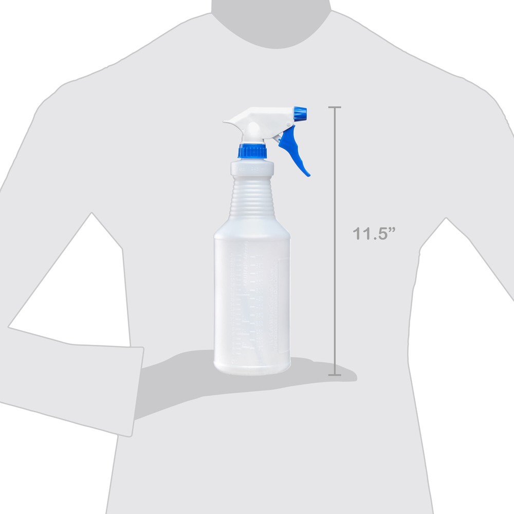 (6 pack) Great Value All Purpose Plastic Spray Bottle, 32 oz.