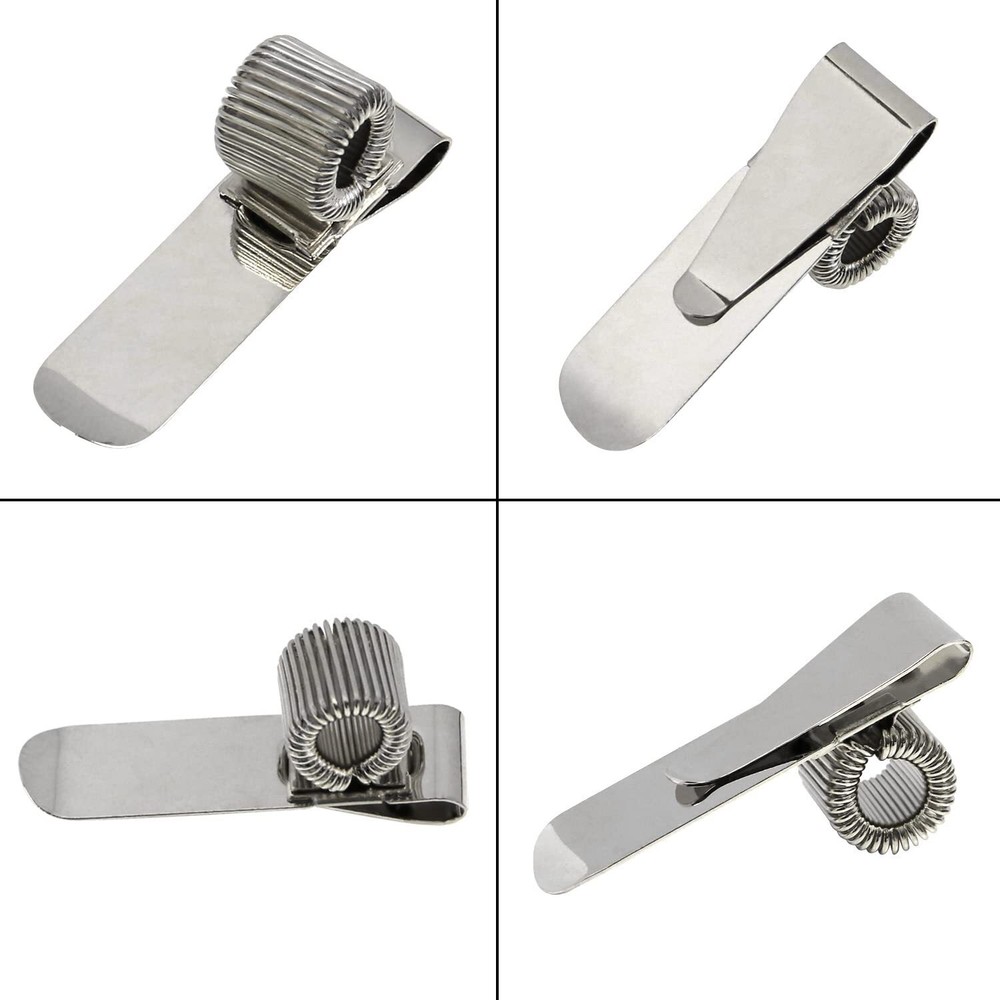 Pen Holder Clips w/ Adjustable Spring Loop Pen Marker Clip Holder for Clipboard
