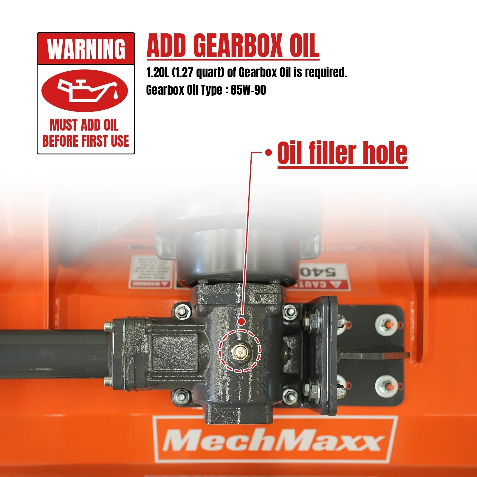 MechMaxx 3 Point PTO 48'' Light-duty Flail Mower For 15-35hp Tractor, EFS48