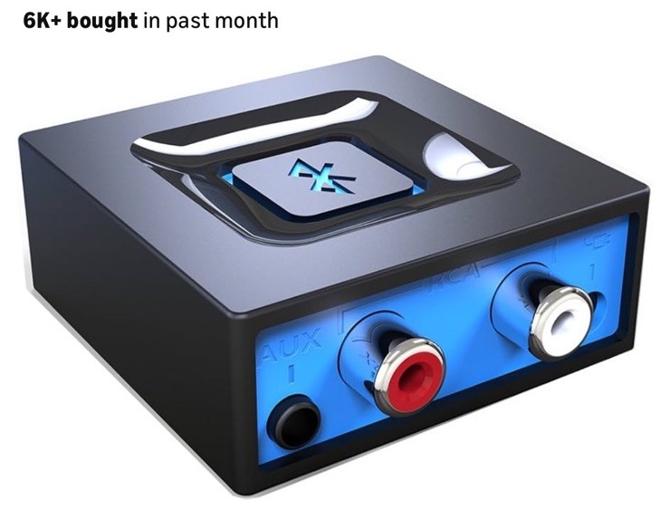 Wireless Bluetooth Audio Adapter for Music Streaming