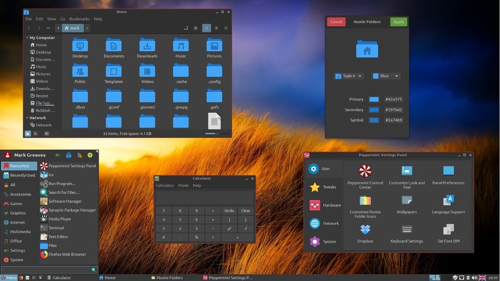 Peppermint OS Flagship 64-Bit (Debian Base) Fully Loaded Version Bootable DVD