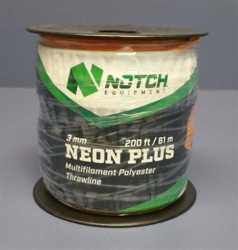 Notch 3mm Neon Plus Multifilament Polyester Throwline 200'