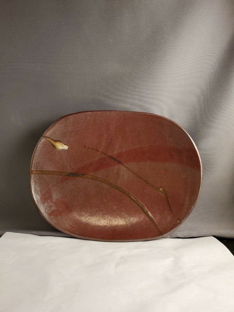 Pottery Dish Signed Zina