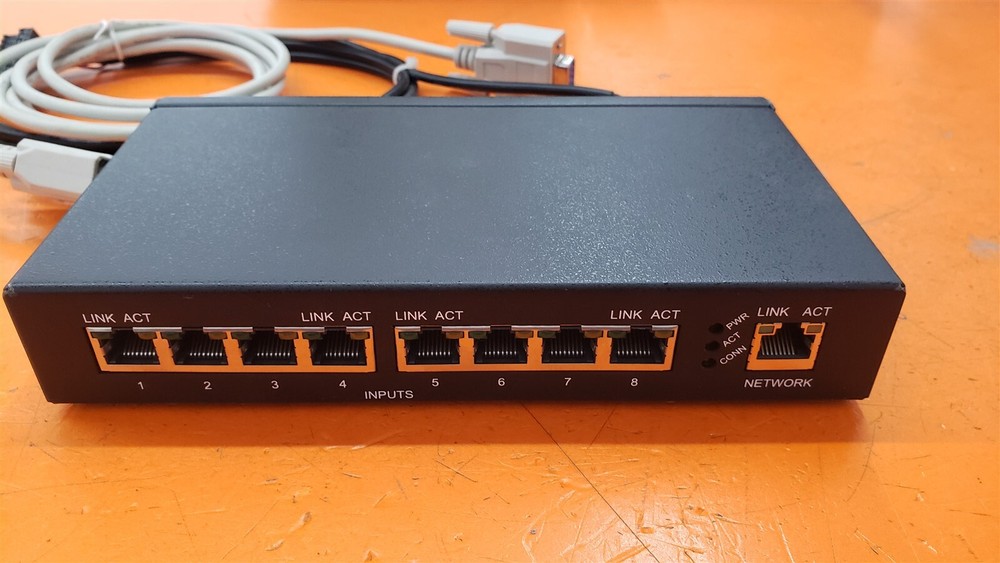 ⭐️⭐️⭐️⭐️⭐Verint SR 8 Base 21-640-3701 Security Data Transfer Interface w cables