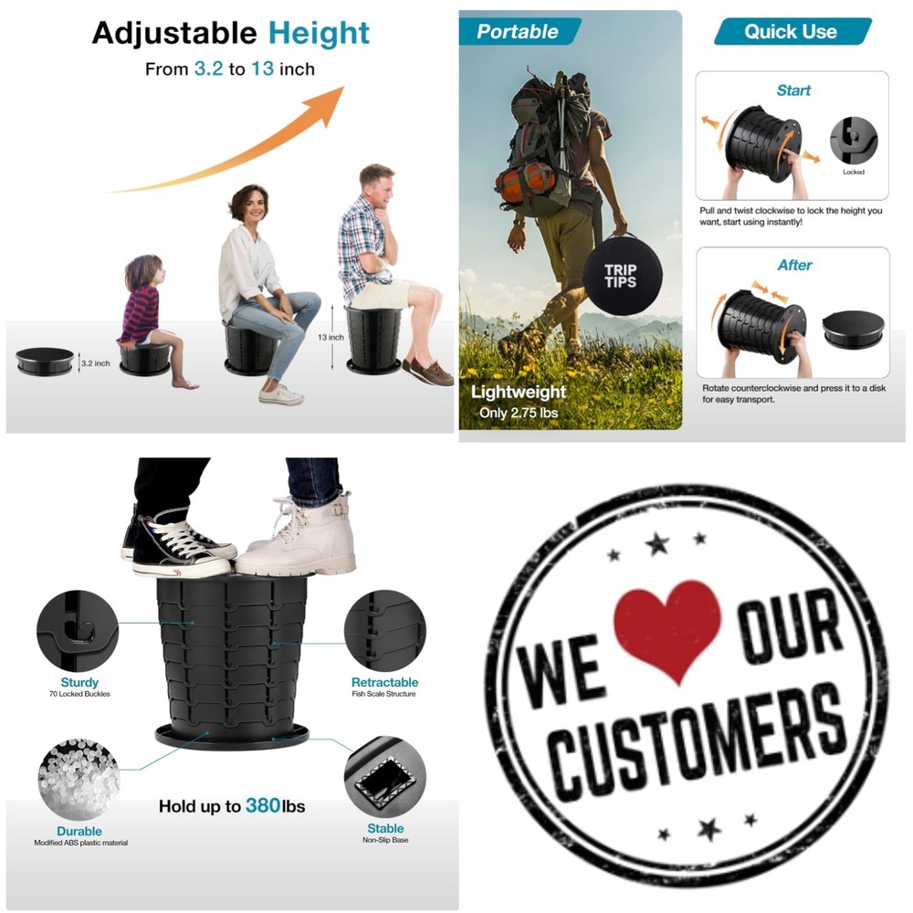 Multi-Functional Camping Toilet with Cover Design