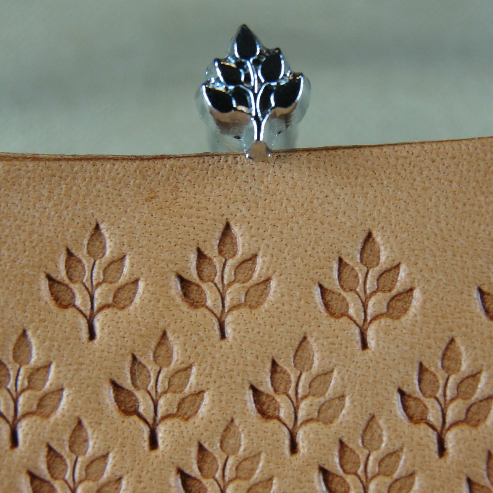 Craft Japan - #E375 Leaf Branch Stamp (Leather Stamping Tool)