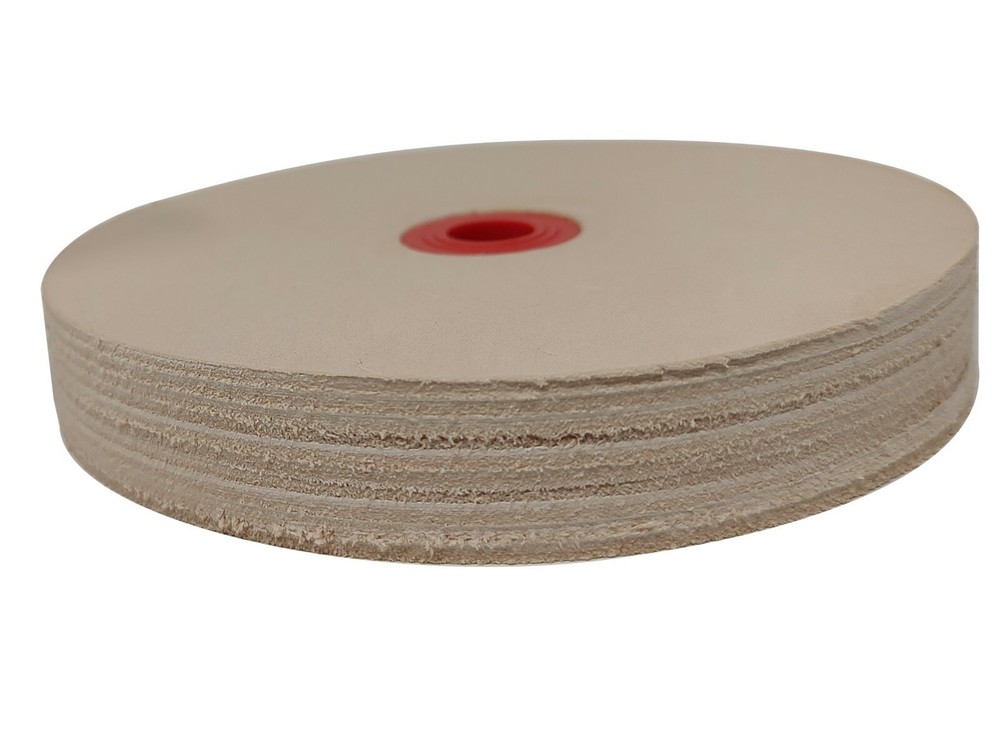 5" (3/4" Width) Leather Honing Wheel Includes Compound fits Multiple Arbors USA