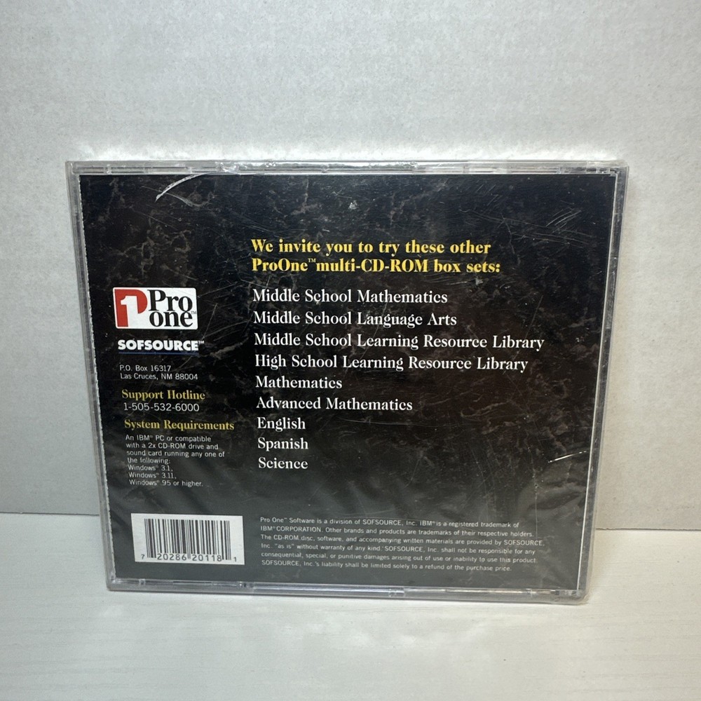 Mathematics Differential Equations Learning Tools Pro One Software PC-ROM New