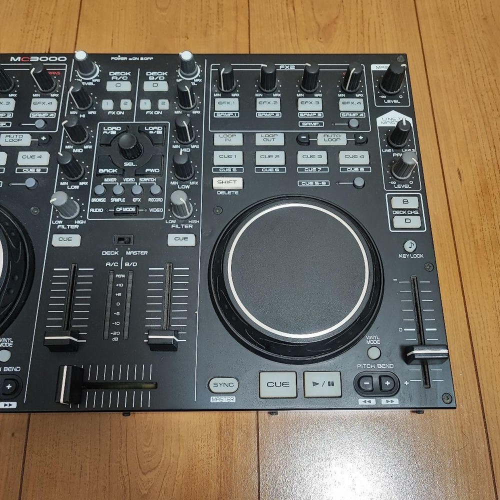 Junk DENON DJ MC3000 DJ Controller with Box and Power Cable